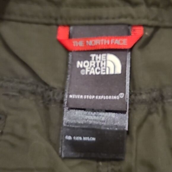 The north face womens army green nylon Bermuda shorts size 0 - Picture 4 of 10
